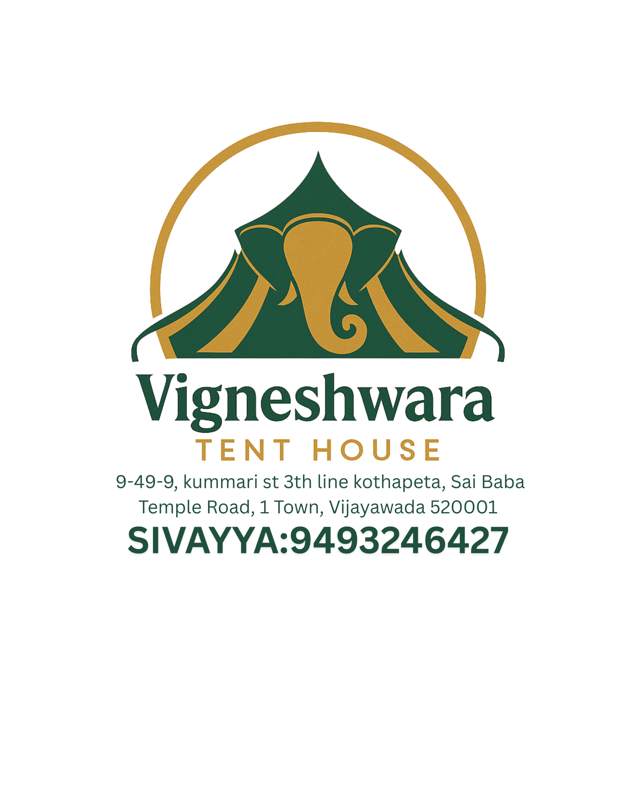 9-49-9 kummari st 3th line kothapeta, Sai baba temple road, 1 Town, Andhra Pradesh 520001